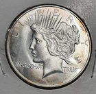U.S. Mint United States of America Peace Liberty 1 oz .999 Fine Silver Round