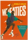 WHOLE GRAIN WHEATIES MICHAEL JORDAN THE BREAKFAST OF CHAMPIONS PROMO CARD
