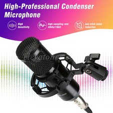 Complete Home Studio Recording Mixer Kit Condenser Microphone For Music Podcast