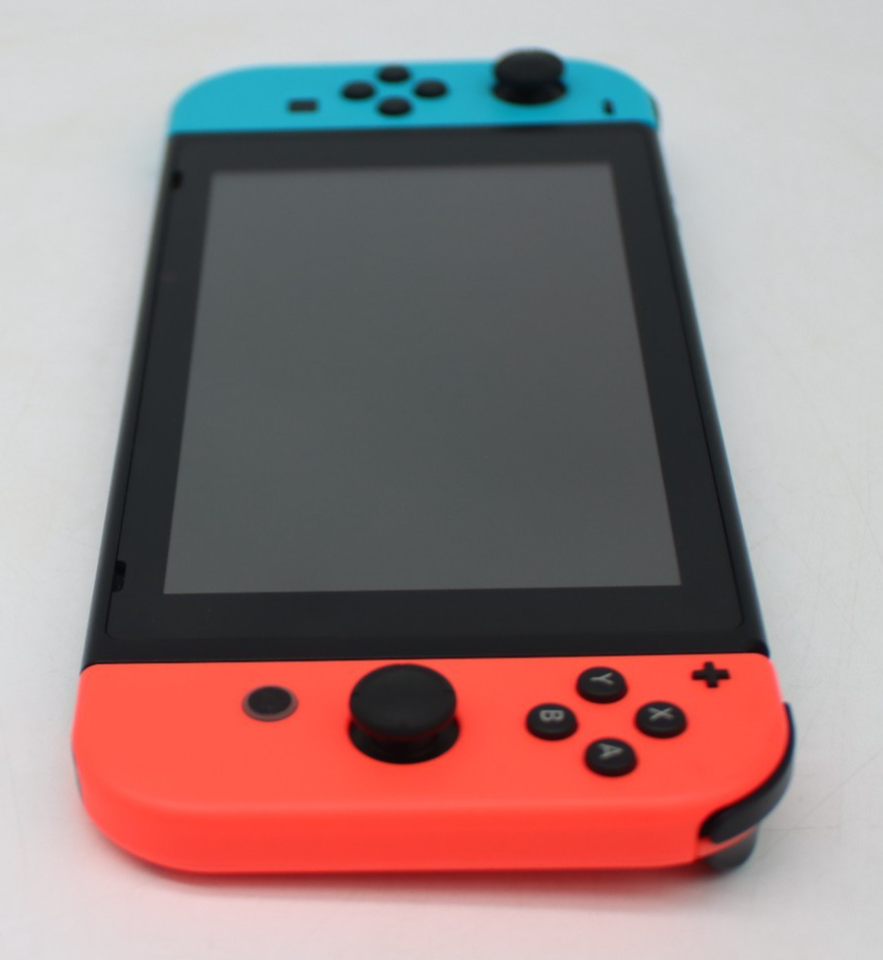Nintendo Switch Handheld Console HAC-001(-01) w/Neon Red & Blue Joy ...