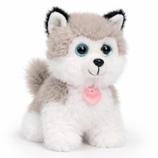 Sitting Dog Stuffed Animal Soft Husky Dog Plush Toy Cute Birthday Gifts for B...