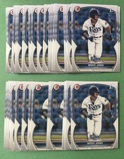 (50) 2023 Bowman Brock Jones Rookie Card Lot - Tampa Bay Rays 1st RC