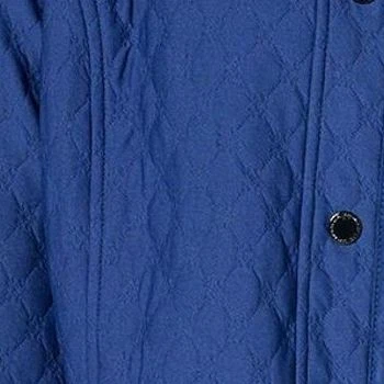 Isaac Mizrahi Live! Chaqueta Mujer Talla XS Acolchada Tejida Jacquard Larga Azul A609722 Foto 2 de 4