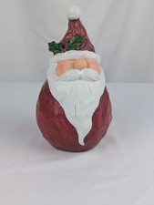 Santa Claus Figurine 7" Folk Art Style Christmas Holiday Decor