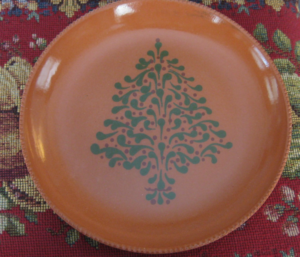 Greenfield Village Pottery Redware Plate 9