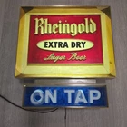 Vintage Rheingold Beer On Tap Lighted Sign *read description*