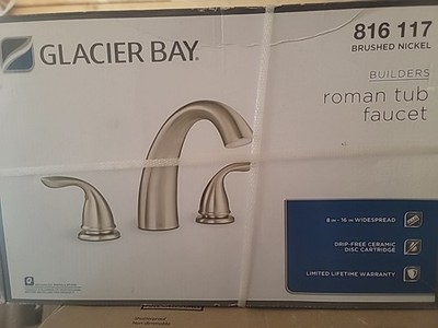 Glacier Bay 2 Handle Deck Mounted Roman Tub Faucet