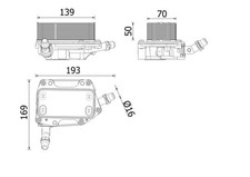 Refroidisseur d'huile de transmission automatique pour BMW 2 (F45), X1 (F48)