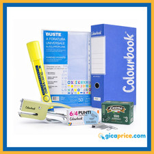 Set Cancelleria per Ufficio e Scuola Essential Office Kit Faldoni Buste Forate