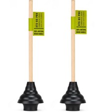 XTS-65-PRO Heavy Duty Toilet Plunger, Commercial Grade, Powerful Double Thrust F