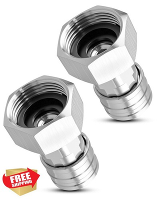 #ad Garden Hose to Pressure Washer Adapter 3 4in to 1 4in Quick Connect 2pc $27.99