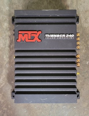 MTX Thunder 240 Power Amplifier Vintage Car Audio Untested 