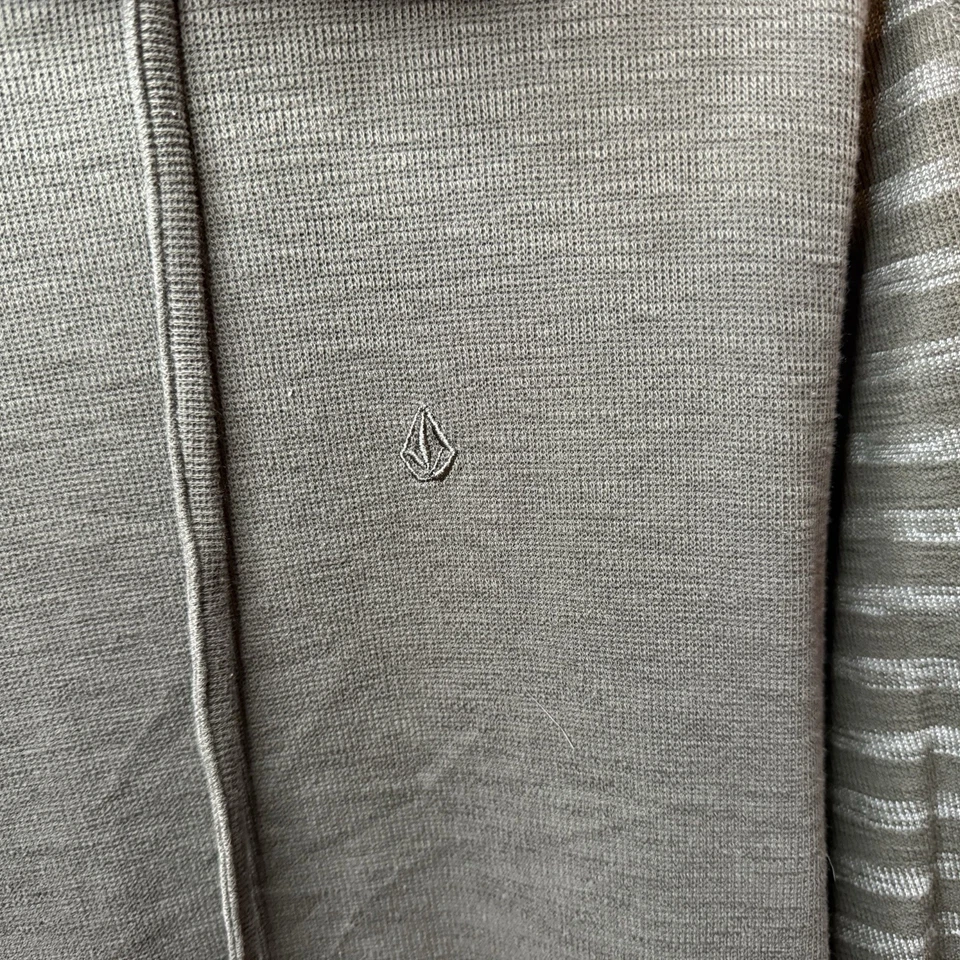 Volcom Hoodie Sweatshirt Men’s L Gray Full Zip Y2K Skate - Image 3 of 4