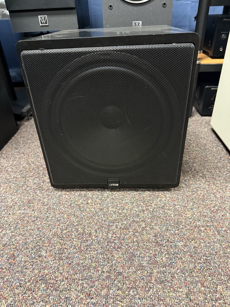 Canton Plus C Passive Subwoofer - Black- Tested & Working | eBay