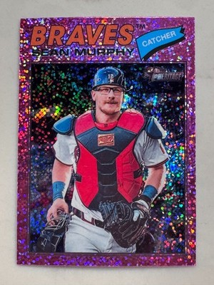 Sean Murphy 2026 Topps Heritage - Chrome Pink Sparkle Refractor Braves #273