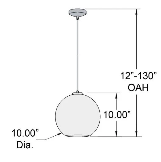 Access Lighting 28101LEDDLP-BCP/CP Brilla 1 Luz 10"W LED Mini - Cobre Foto 2 de 2