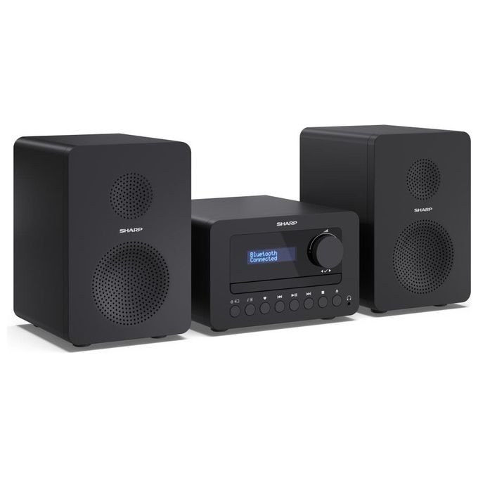OFFERTA Sharp TOKYO DAB+ Hi-Fi 40W Nero - Sistema Audio Completo