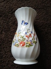Aynsley Cottage Garden Spiral Vase 8in