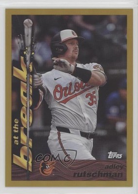 2024 Topps Archives 1995 At the Break Gold Foil 10/50 Adley Rutschman 0m4r