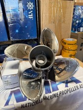 14 14 X 17 Stainless Boat Propeller For Mercury 15spline 135-300hp Rh 4 Blades