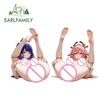 EARLFAMILY 5.1" Genshin Impact Car Sticker Artistic Laptop SUV Hood ATV Decal