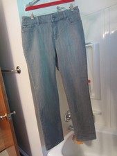 NWOT women's gray jeans Chico's Platinum Size 1.5 reg. Ultimate Fit Slim Leg