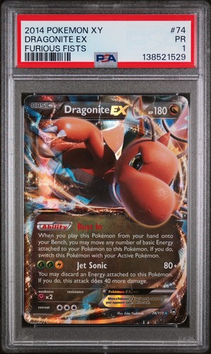 Dragonite-EX graded PSA 1 for sale on eBay