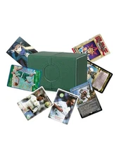 POKEMON GREEN DICE ONE PIECE LEATHER CARD HOLDER CASE HOLDER