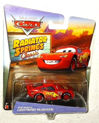 DISNEY PIXAR CARS BUG MOUTH LIGHTNING McQUEEN - NEW RADIATOR