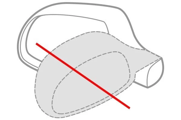 Power View Mirror For Dodge Stratus 95-00 Side View Mirror Passenger Side Foto 3 de 4