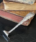 Exquisite Rare Wallace Waverly Sterling Silver Baby Food Pea Pusher 3.5” c1941