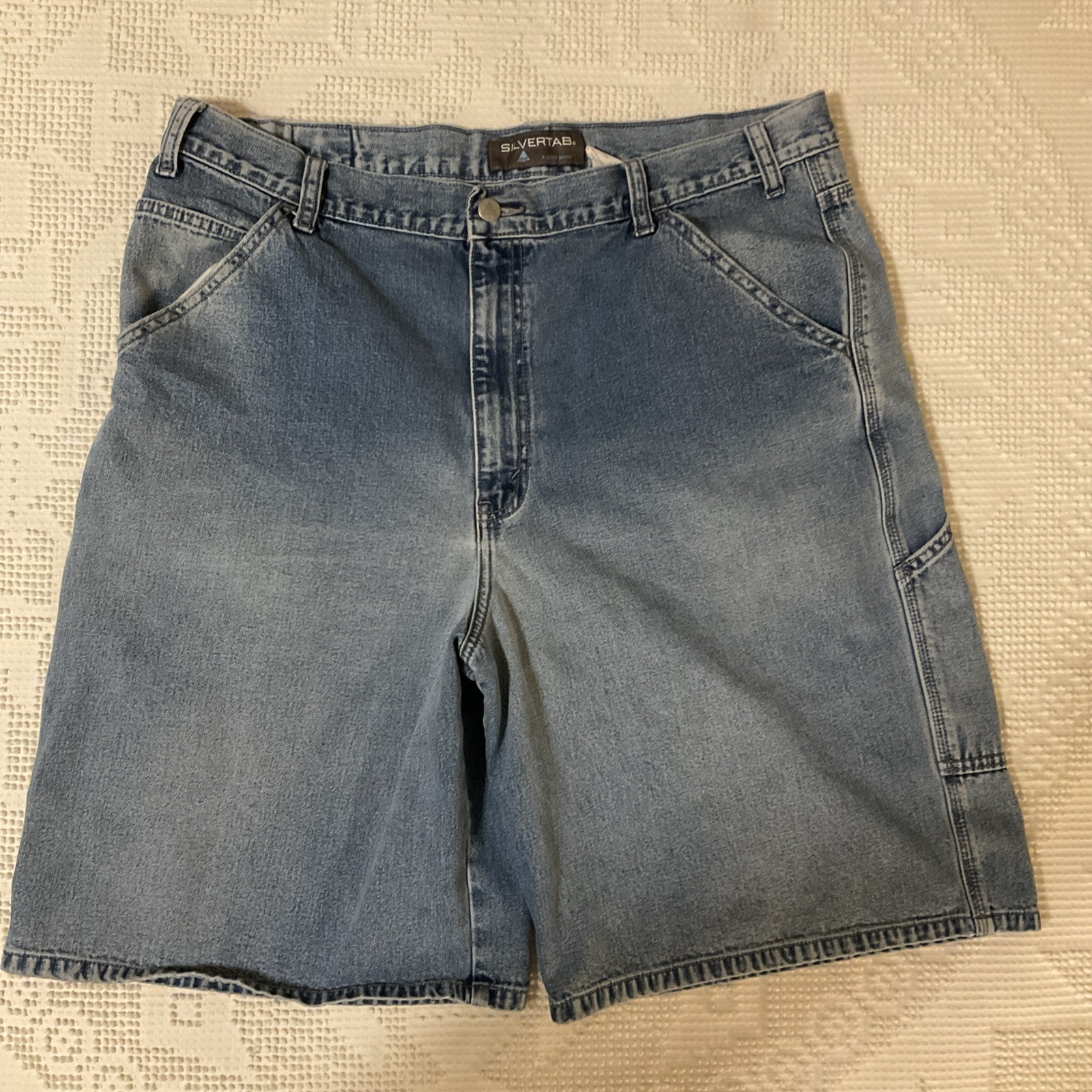LEVIS SILVERTAB - Men’s Vintage Y2K Carpenter Blue Jean Shorts 1234
