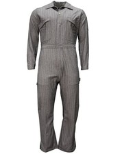 NWT Key Apparel Mens Deluxe Long Sleeve Coverall Fisher Stripe 995.18 SZ XLR