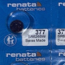  10 pack Renata 377 Batteries SR626SW - AG4 - LR626 -LR66 - SR626. EXP-09/28