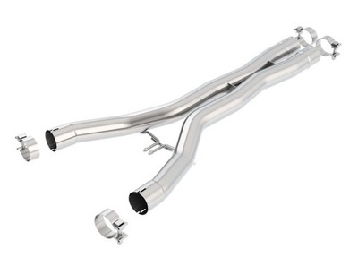 Borla For 2014 Chevy Corvette Stingray X-Pipes (Smog Legal Cut And Clamp)