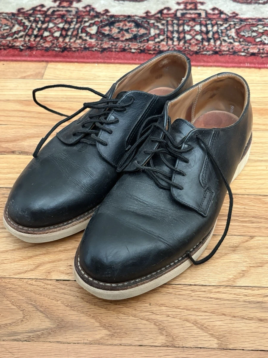 red wing men's dress shoes Red Wing Shoes 4408 Oxford Mens 6 Black Leather Lace Up Round Toe Comfort  Casual