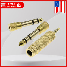 6.35mm 1/4 Female to 3.5mm 1/8 Male TRS Stereo Audio Headphone Jack Adapter