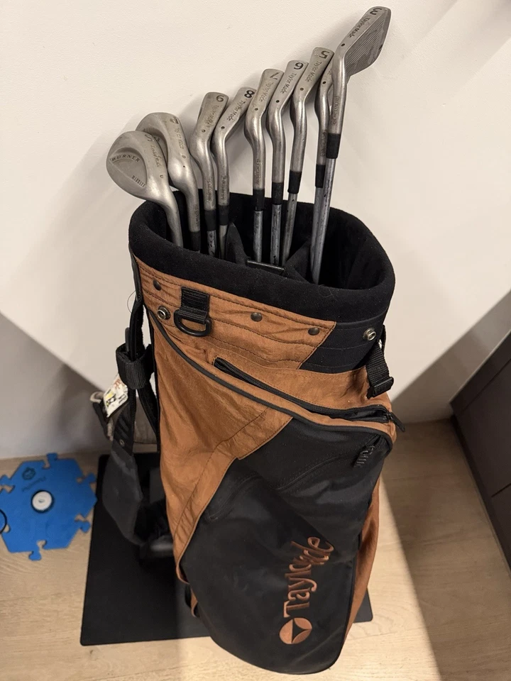 Golfschläger Taylor Made Burner Eisen mit Stahlschaft und Griff, Vollständig