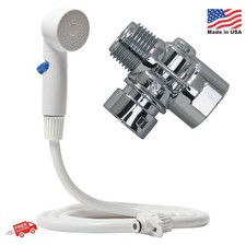 Rinse Ace Snap 'N Spray Quick-Connect and Detachable Shower Hose with On/Off Spr