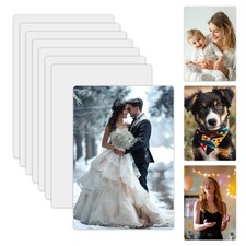 50pc 12" x 18" x 0.04" Sublimation Blank Aluminum Sheets White with Round Corner