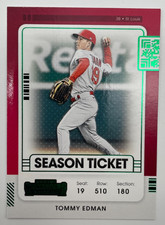 2021 Panini Contenders - Tommy Edman #27 Green Ticket Cardinals
