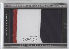 2011 Limited USA Baseball National Teams Prime 10/25 Hoby Milner #13 Patch 1x9