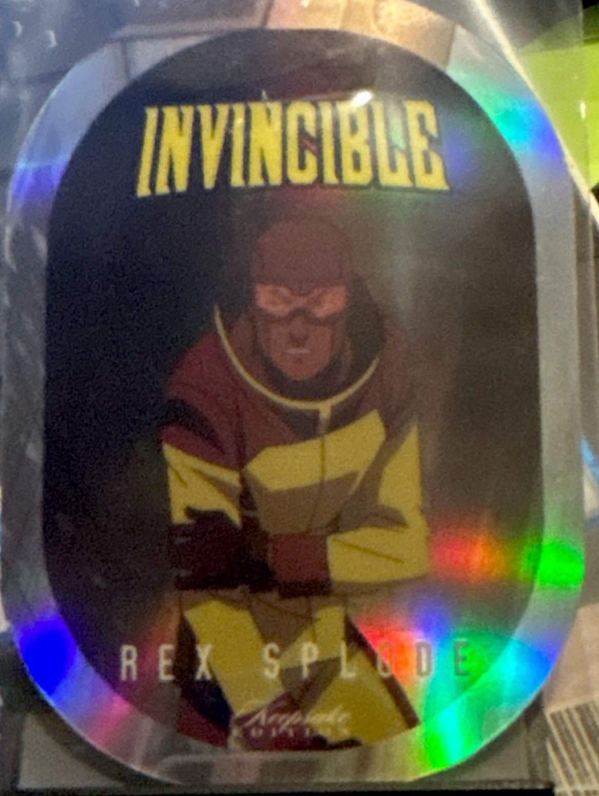 2023 Invincible Rex Splode Foil #155 Super Products Inc. Rex Sloan Die-Cut 