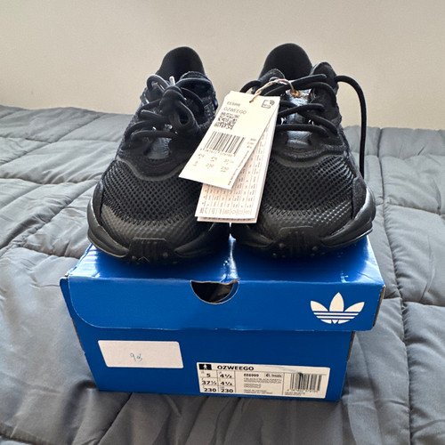 adidas Originals OZWEEGO Kids Trainers Black UK 4.5 Mesh EE6999