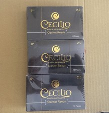 New: 3 BOXES OF Cecilio Clarinet Reeds Bb 2.0, 10 pack 30 TOTAL REEDS 