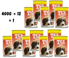 Tex Chunks Beef Dog Fod 12X400g
