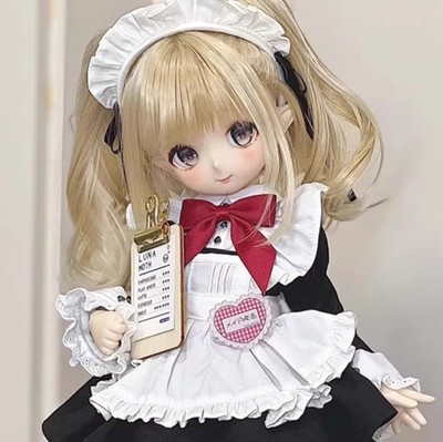 1/4 BJD Doll SD DIY MSD Girl Smile Ruby Normal Color L1-Free Face Make UP+Eyes