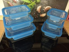 Glaslock Dosen-Set 12tlg - Backofenfest, Mikrowelle, Tiefkühler..