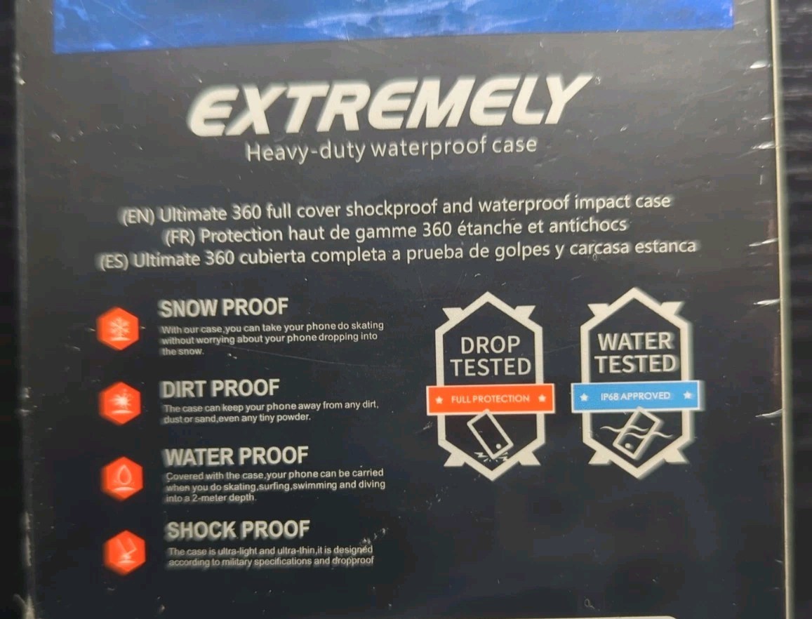 Brand New Yopuendl Case for iPhone 16 Plus Shock Dirt Water Proof Matte Sky Blue