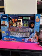 VTech KidiJamz Studio Music Station Keyboard DJ Scratch Pad Microphone New